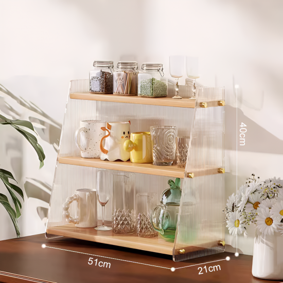 Wooden Organizer 3 Shelves